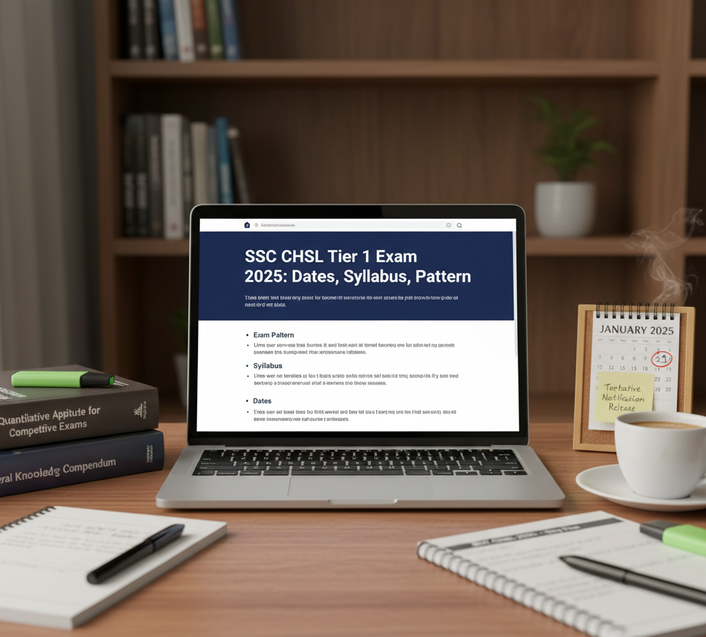 SSC CHSL Tier 1  Exam 2025